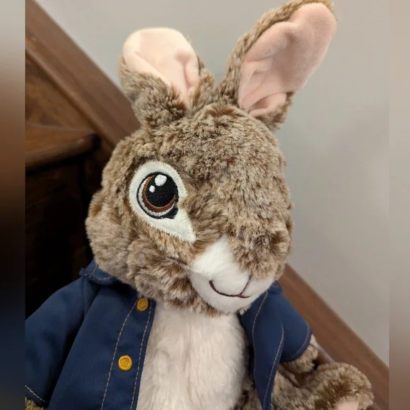 Peter Rabbit Plush Toy with Blue Jacket - Picture 4 of 12